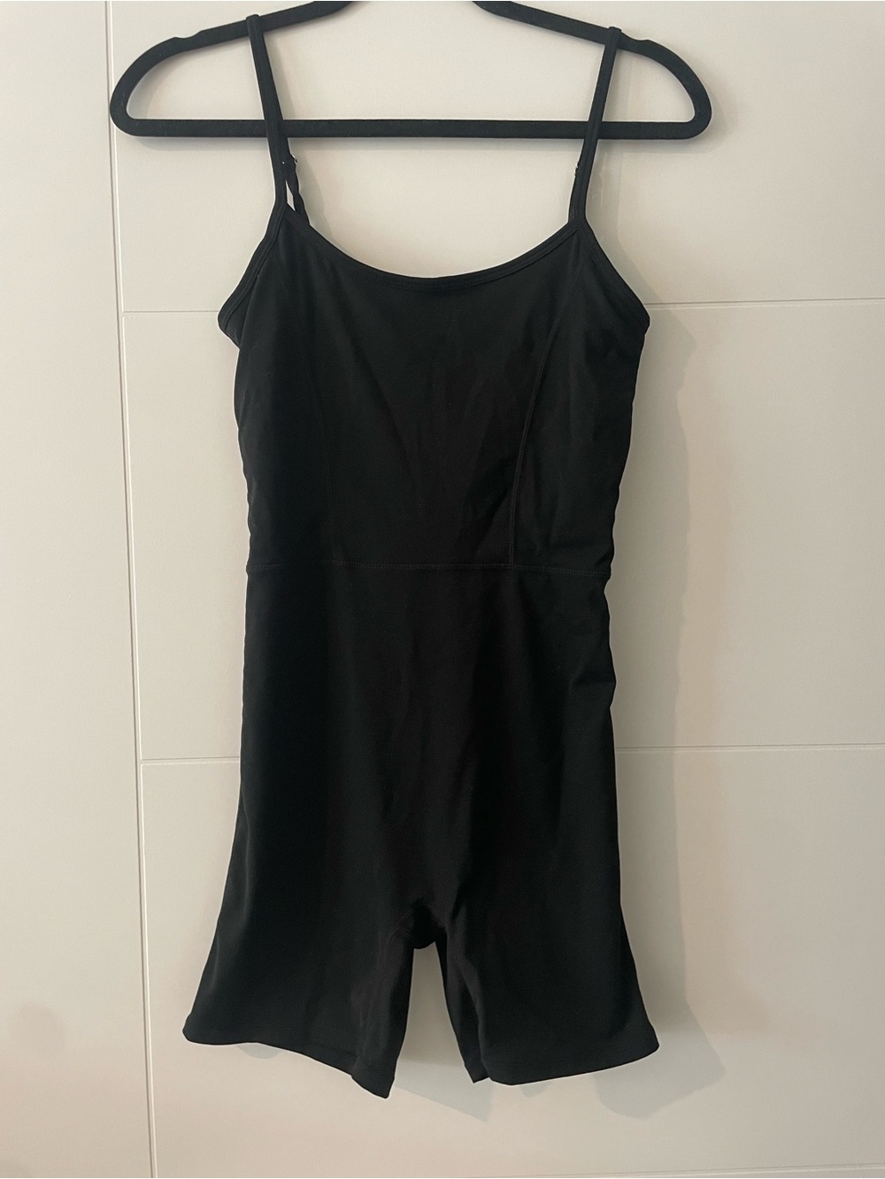Black One-Piece Activewear - Classic Tank Short Style